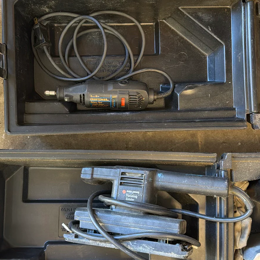 Power Sanders, Rotary Tool, and Belt Sander Stand - image 5 of 11