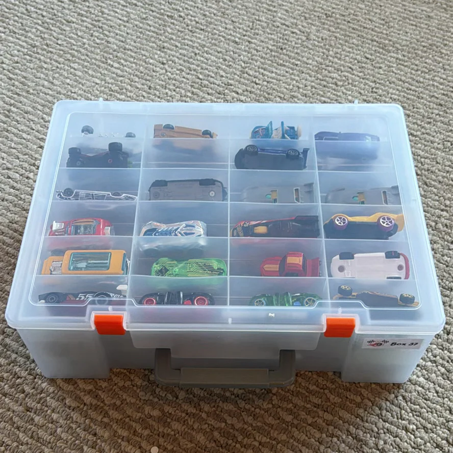 Plastic Storage Case with Die-Cast Toy Cars - image 2 of 28
