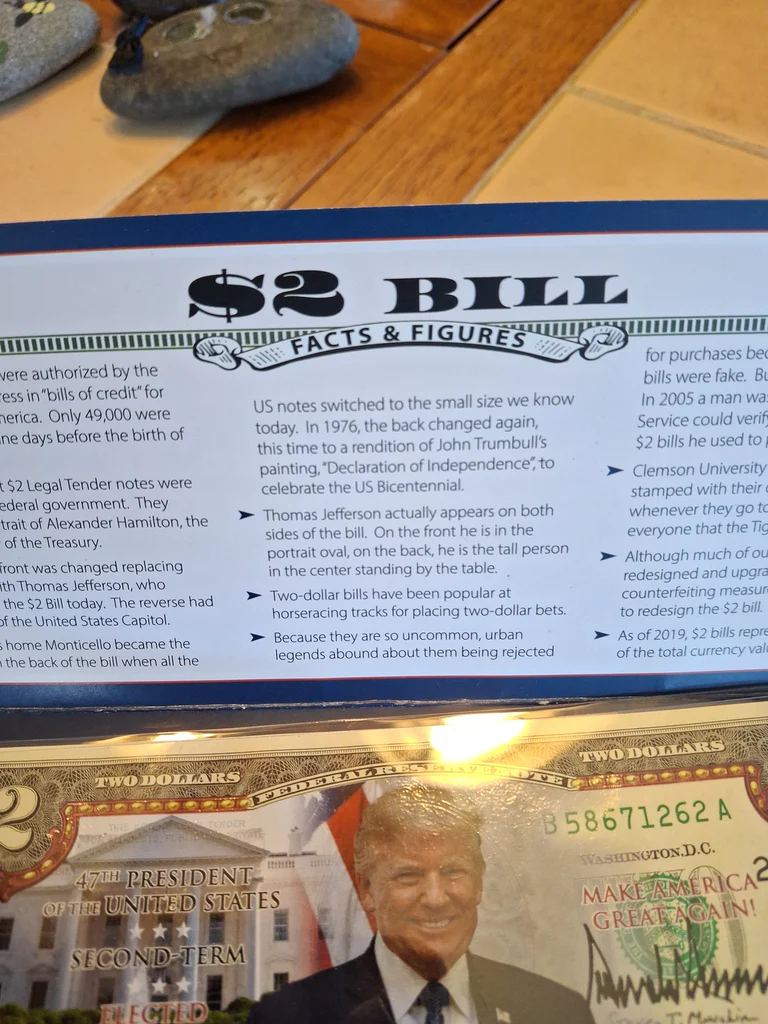 Commemorative Two Dollar Bill  - image 5 of 6