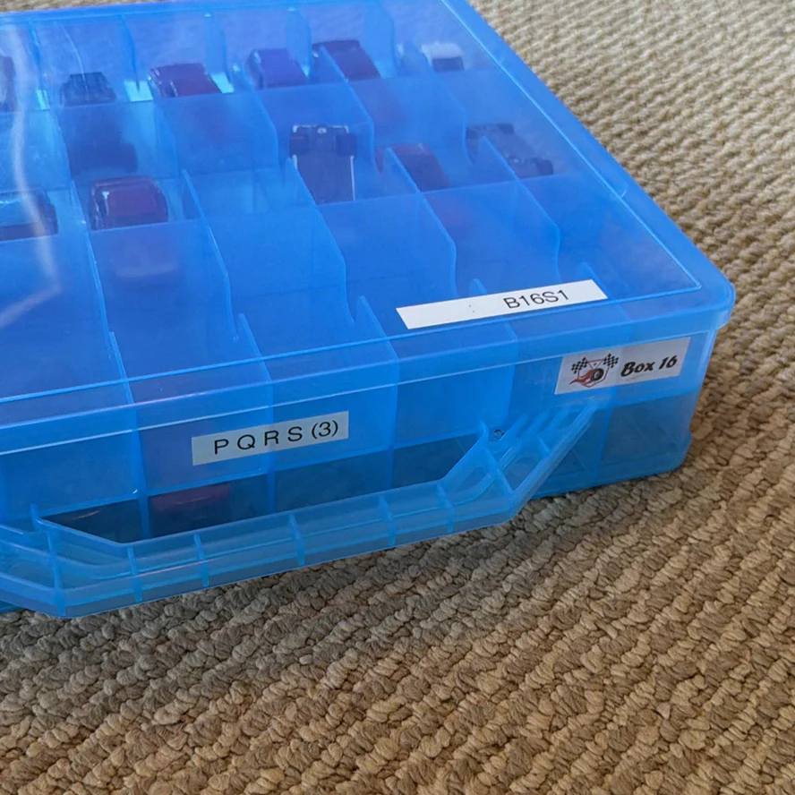 Die-Cast Toy Cars in Blue Storage Case - image 3 of 11