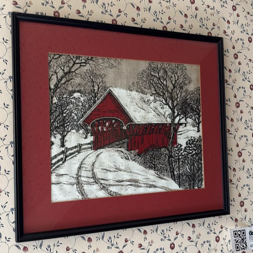 Two Framed Covered Bridge Prints - image 6 of 8