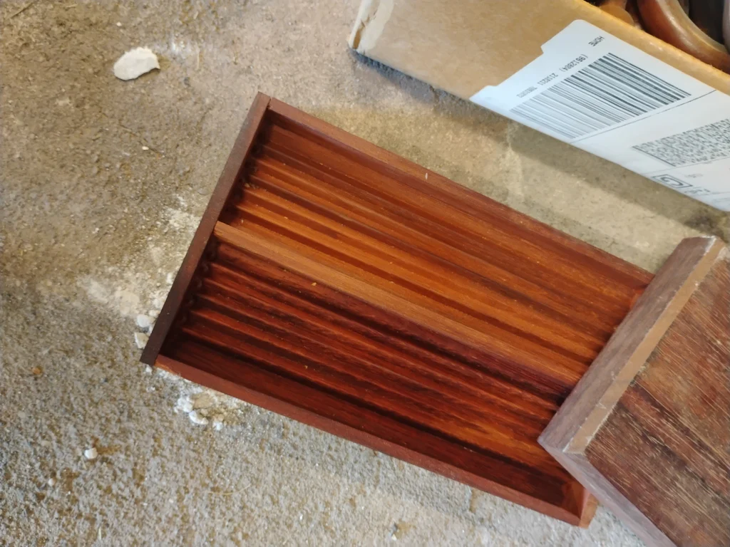 Wooden Sharpening Stone Box and Wood Brackets - image 3 of 8