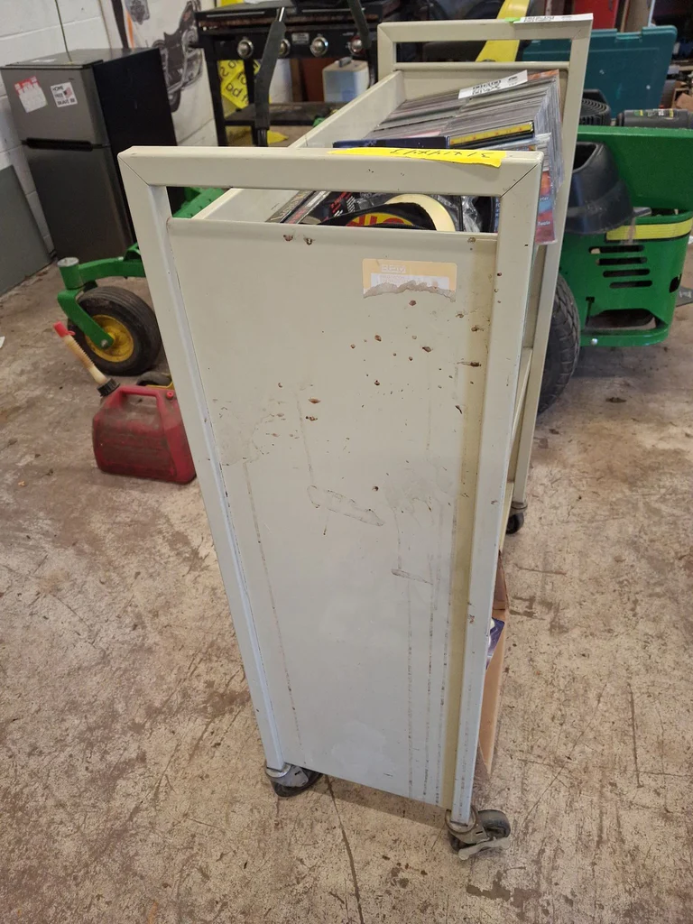 Rolling Metal Media Storage Cart - image 2 of 6