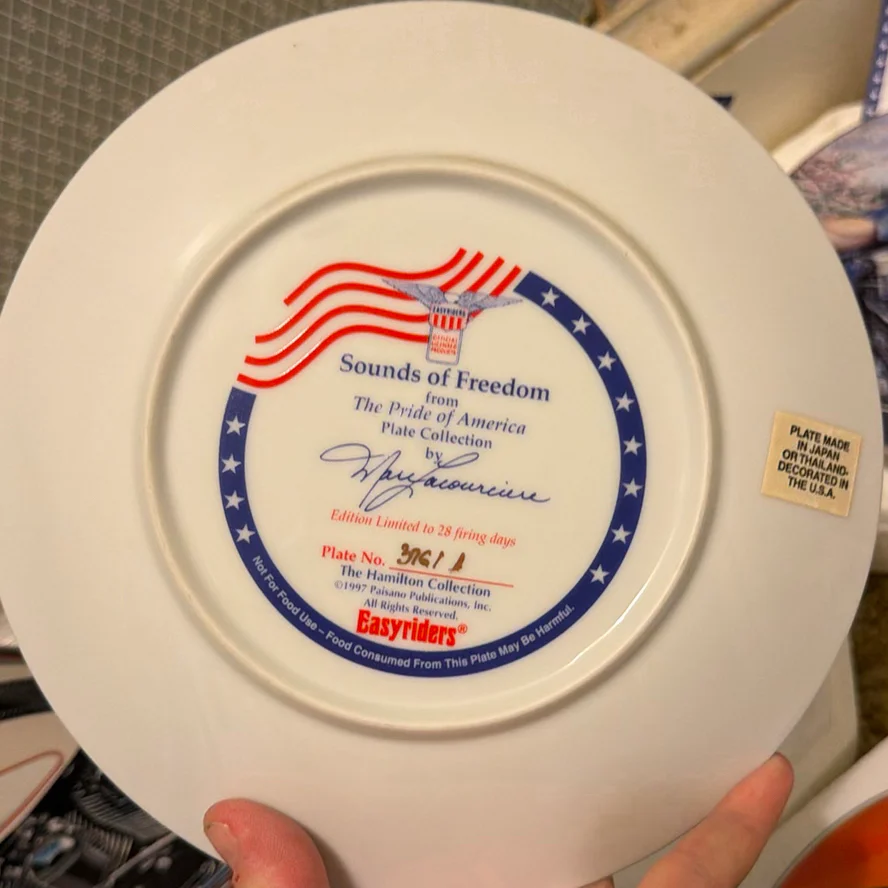 Collectible Motorcycle Plates - image 9 of 17