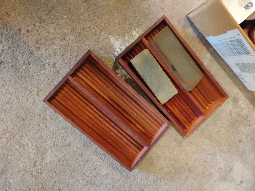 Wooden Sharpening Stone Box and Wood Brackets - image 5 of 8