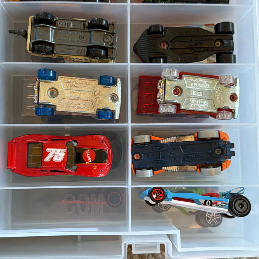 Toy Die-Cast Cars and Plastic Storage Case - image 10 of 29