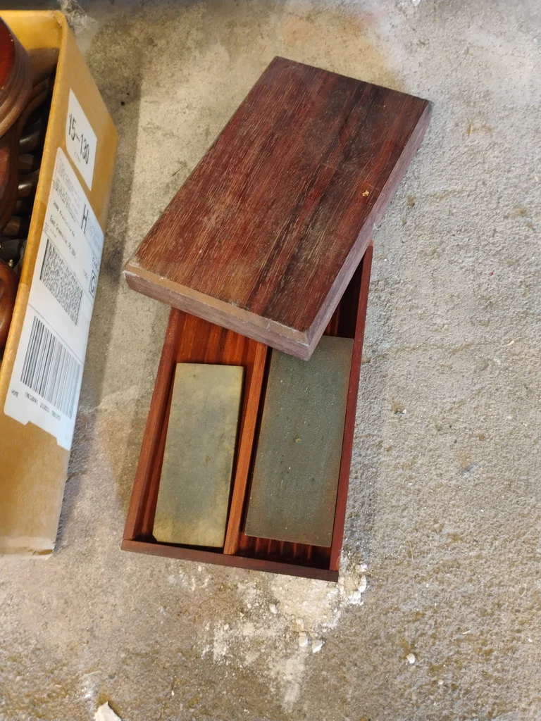 Wooden Sharpening Stone Box and Wood Brackets - image 2 of 8