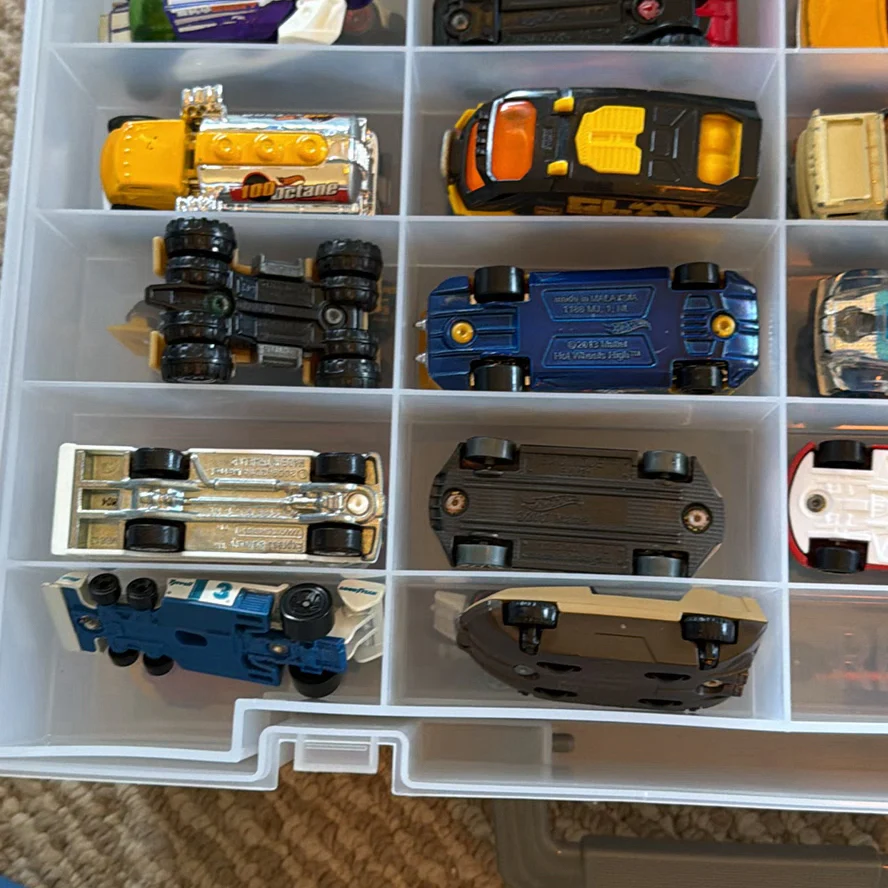 Toy Die-Cast Cars and Plastic Storage Case - image 4 of 29