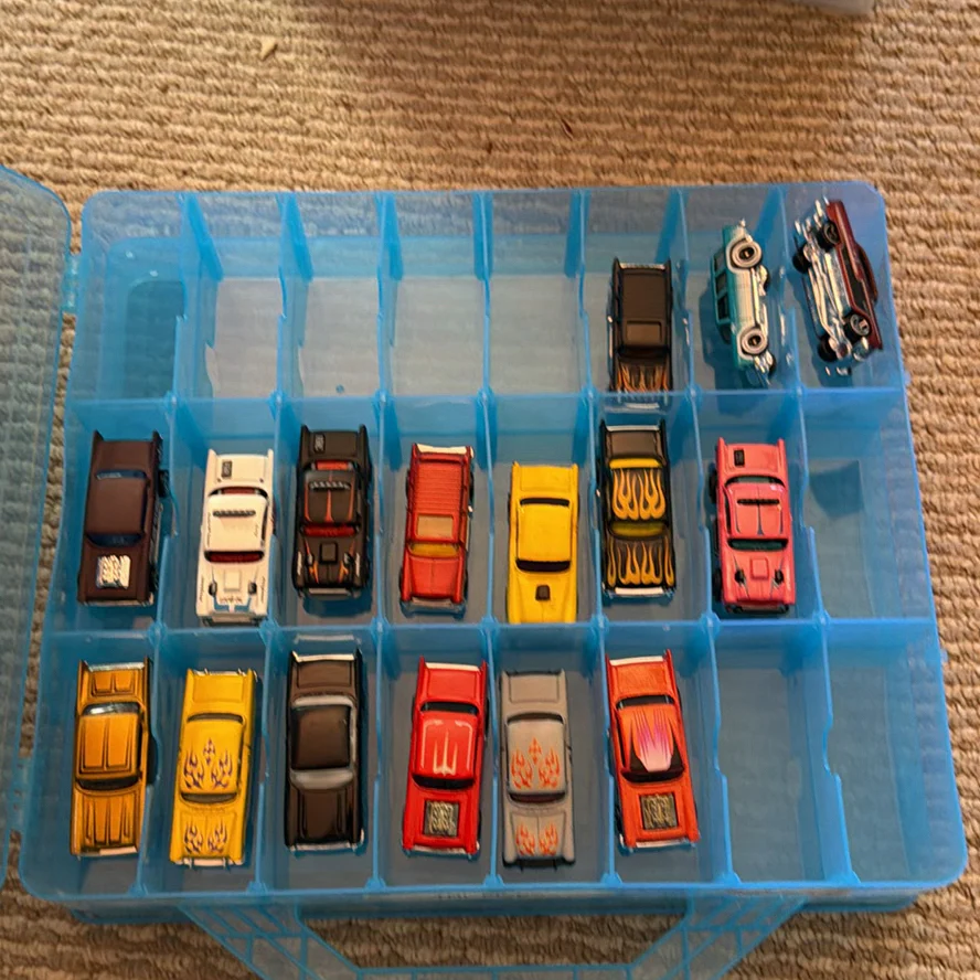 Collection of Die-Cast Toy Cars in Storage Case - image 1 of 10