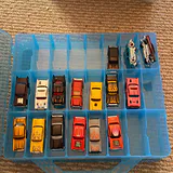 Collection of Die-Cast Toy Cars in Storage Case - thumbnail 1 of 10