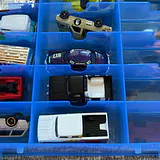 Die-Cast Toy Cars in Blue Storage Case - thumbnail 6 of 45