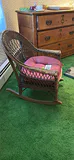 Vintage Wicker Rocking Chair - thumbnail 9 of 13