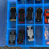 Die-Cast Toy Cars in Blue Storage Case - thumbnail 5 of 20