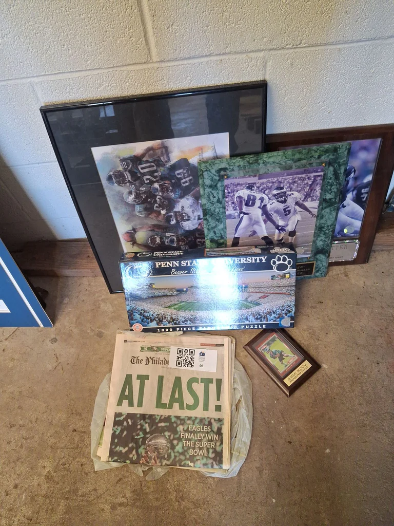 Philadelphia Eagles and Penn State Sports Memorabilia  - image 1 of 12