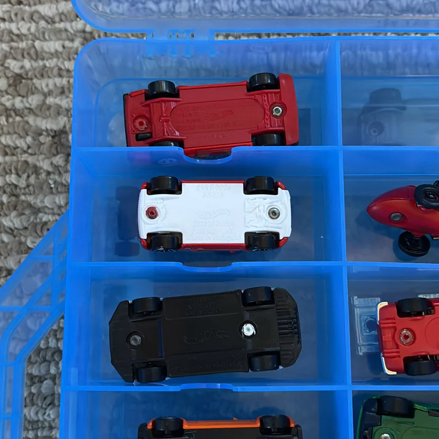 Die-Cast Toy Cars in Blue Storage Case - image 42 of 45