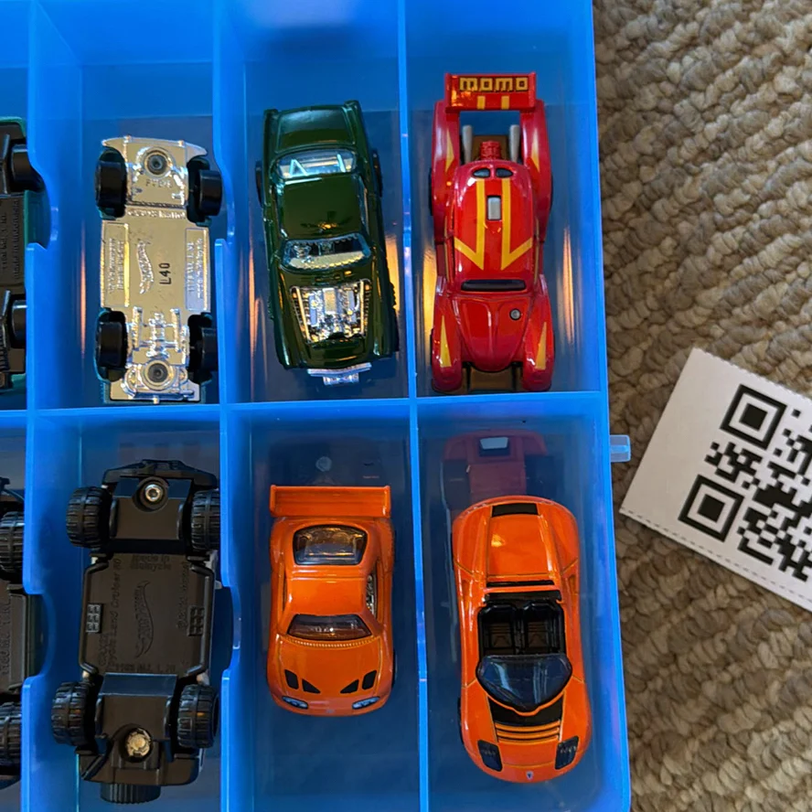 Toy Die-Cast Cars in Blue Storage Case - image 8 of 18
