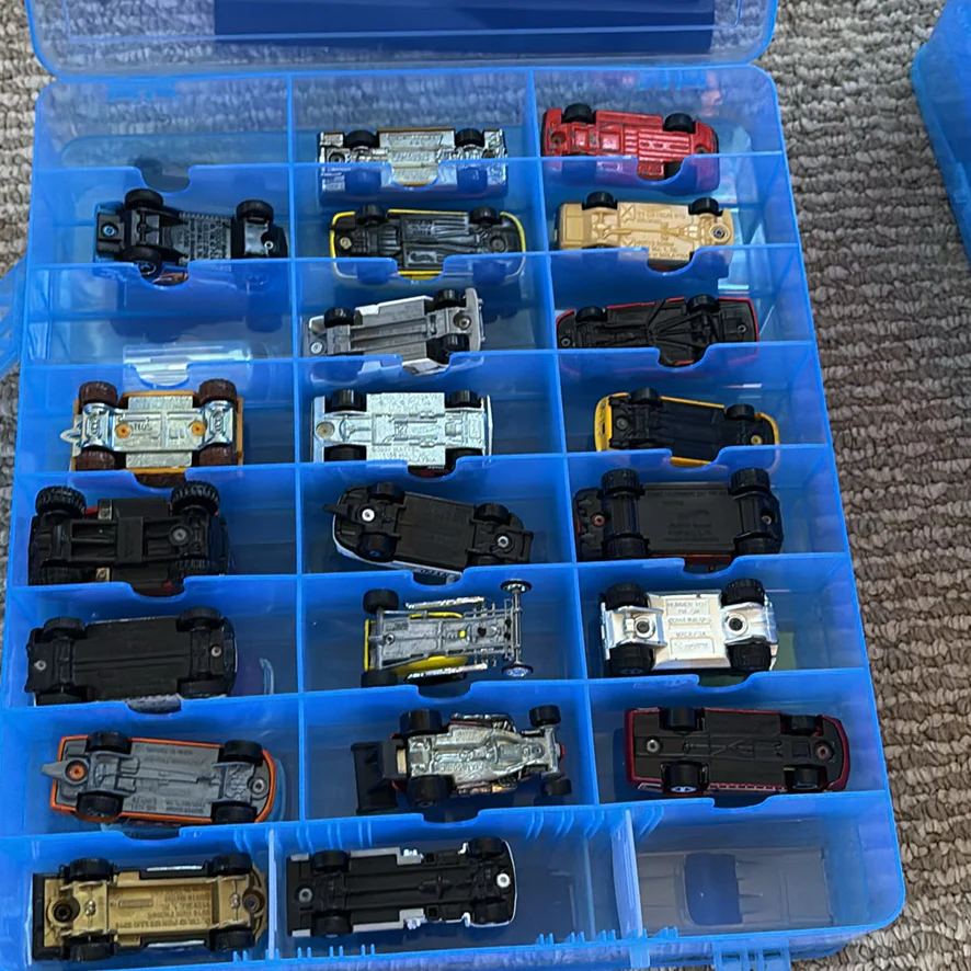 Die-Cast Toy Cars in Blue Storage Case - image 25 of 45