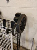 Two Folding Wire Utility Carts and Flag Pole - thumbnail 5 of 7