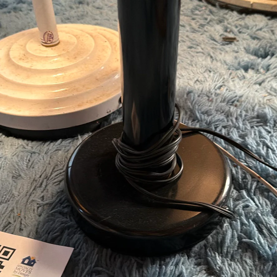 Multi-Head Floor Lamp and Black Table Lamp - image 9 of 9