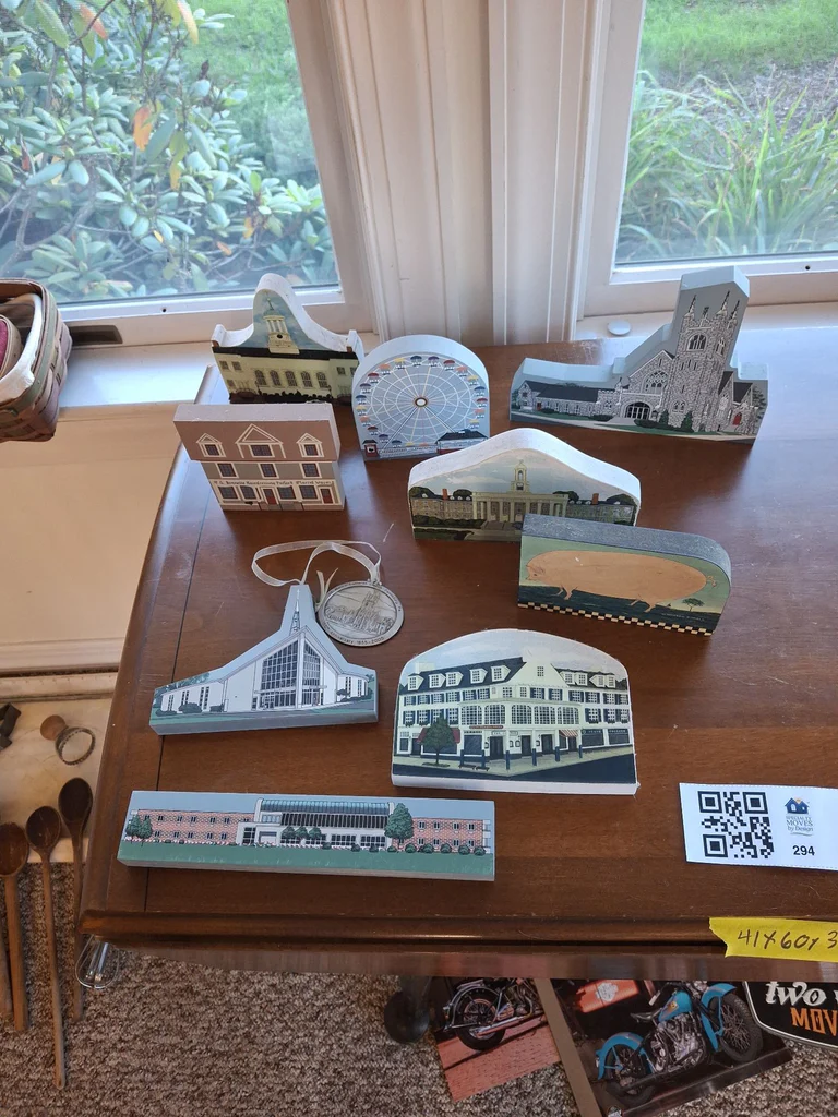 Wooden Landmark and Building Decor Pieces - image 1 of 12