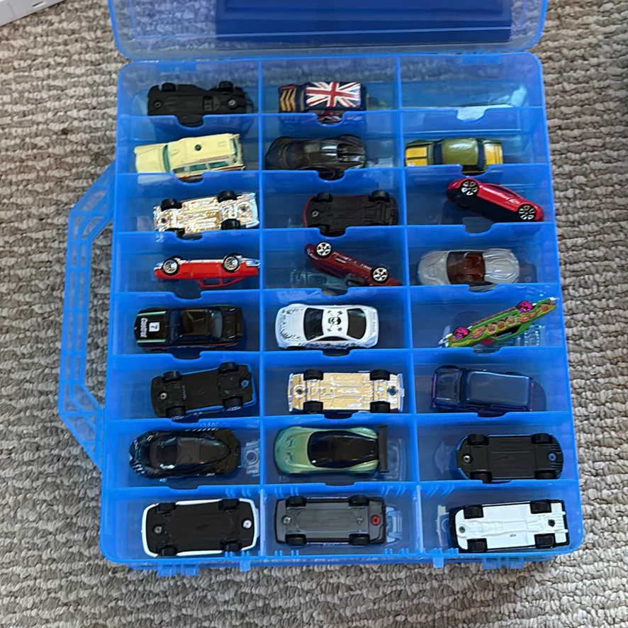 Assorted Die-Cast Toy Cars in Storage Case - image 3 of 30