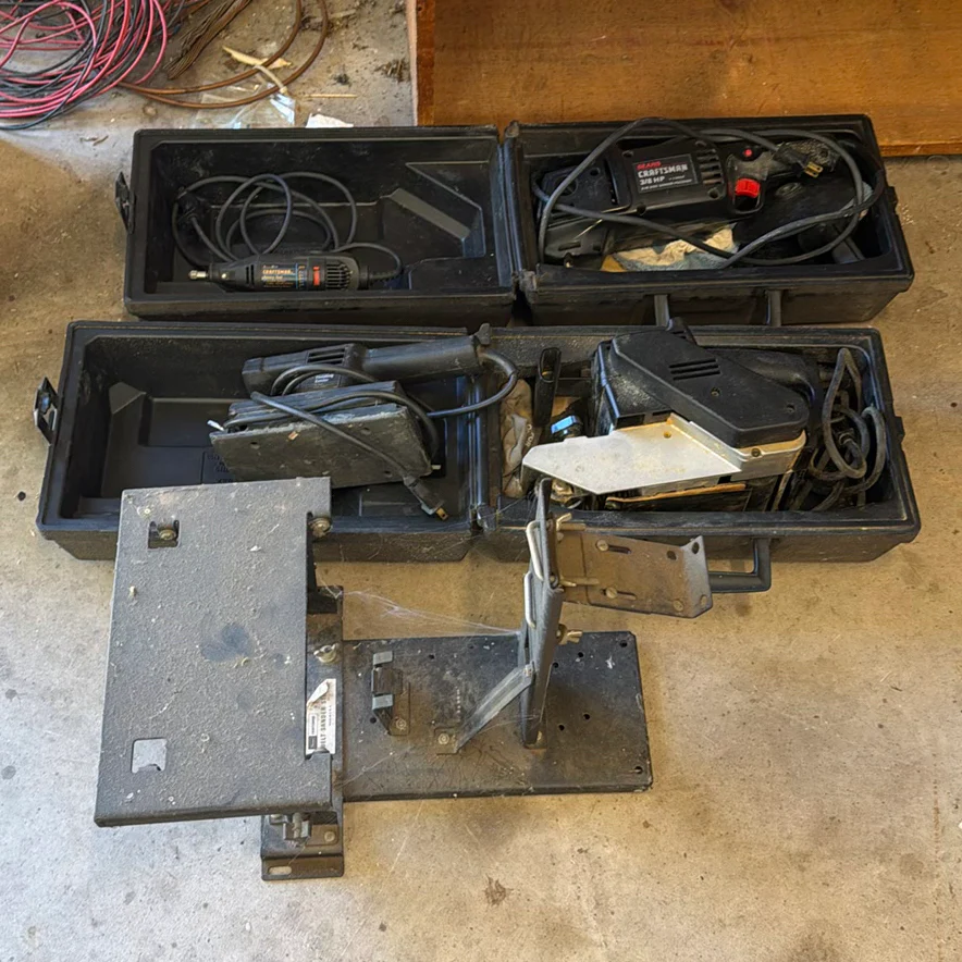 Power Sanders, Rotary Tool, and Belt Sander Stand - image 2 of 11