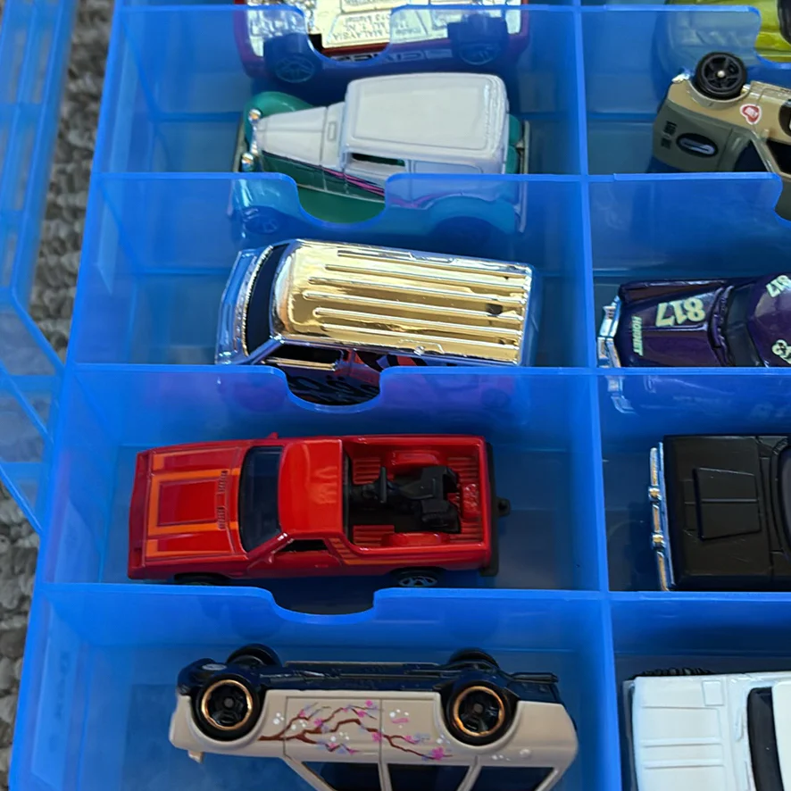 Die-Cast Toy Cars in Blue Storage Case - image 2 of 45