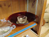 Decorative Glass Bowls, Dishes, and Pedestal Compote - thumbnail 10 of 11