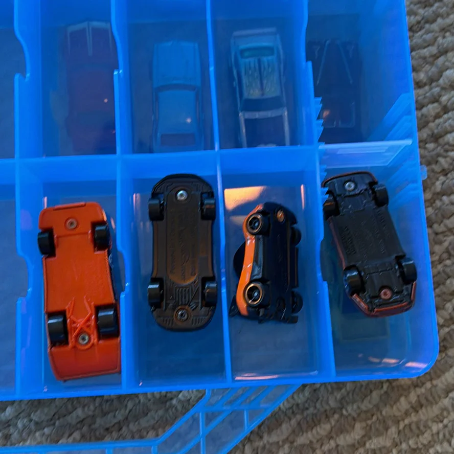 Die-Cast Toy Cars in Blue Storage Case - image 11 of 11