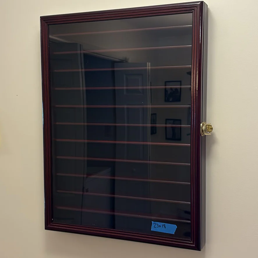 Wooden Wall Display Case and Route 66 Puzzle Artwork - image 1 of 13