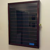 Wooden Wall Display Case and Route 66 Puzzle Artwork - thumbnail 1 of 13