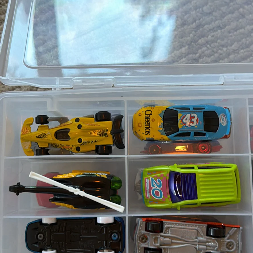 Toy Cars and Plastic Storage Case - image 5 of 24