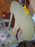 Painted Wooden Child's Chair and Stool - thumbnail 5 of 9