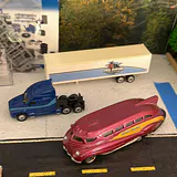 Toy Vehicle Lot With Service Station and Caboose - thumbnail 13 of 14