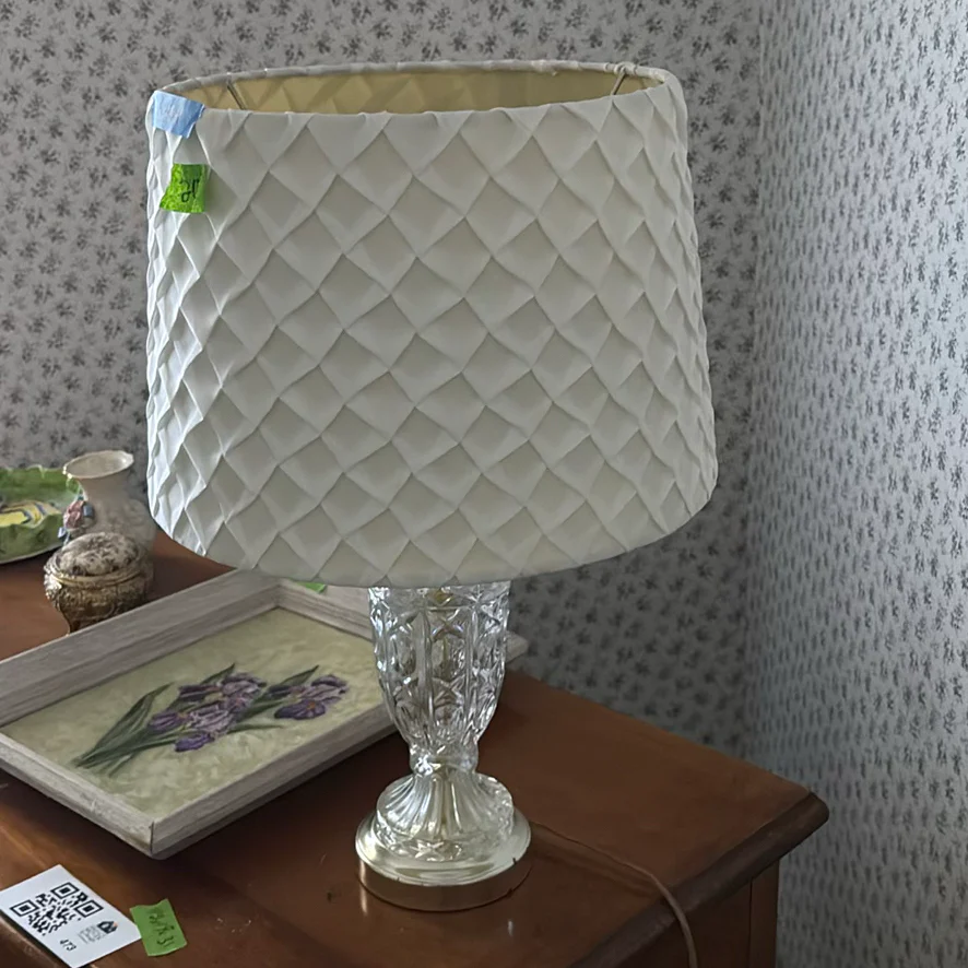 Two Glass Table Lamps - image 11 of 11
