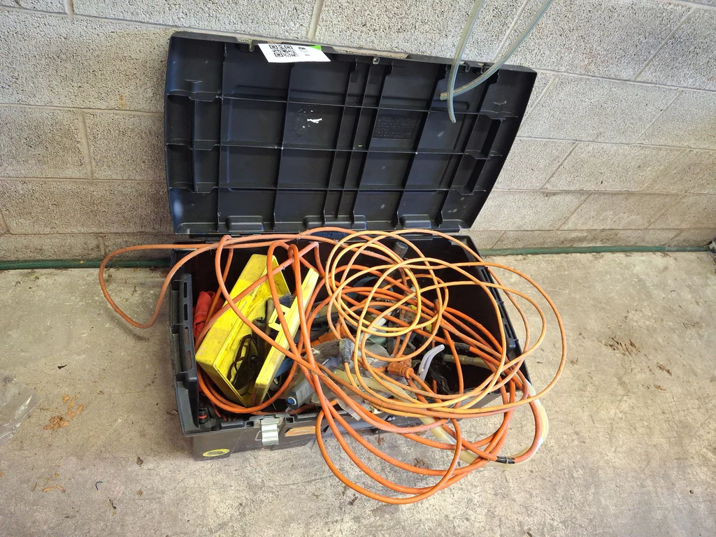 Tools and Extension Cords with Storage Tote - image 6 of 7