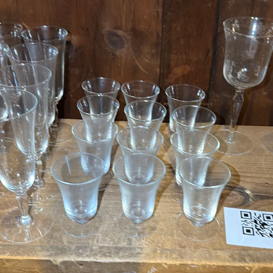 Glass Stemware and Shot Glasses - image 8 of 10