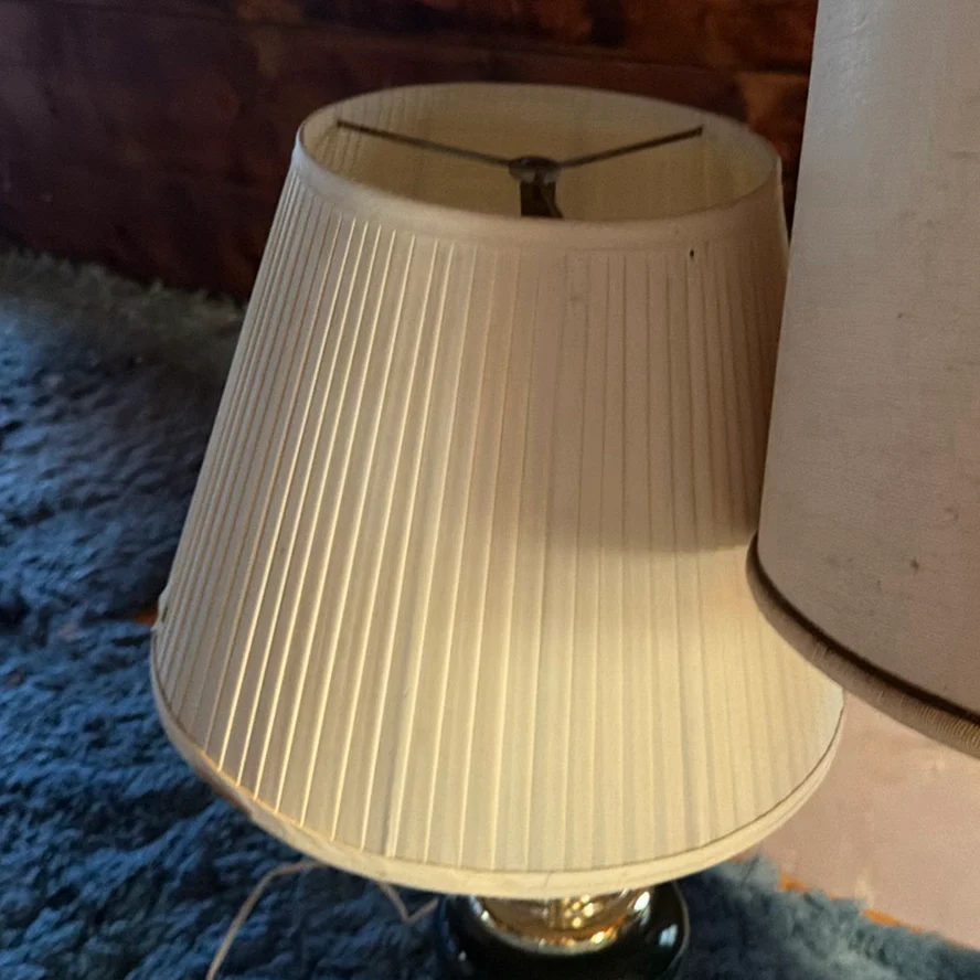 Three Lamps With Shades - image 3 of 11