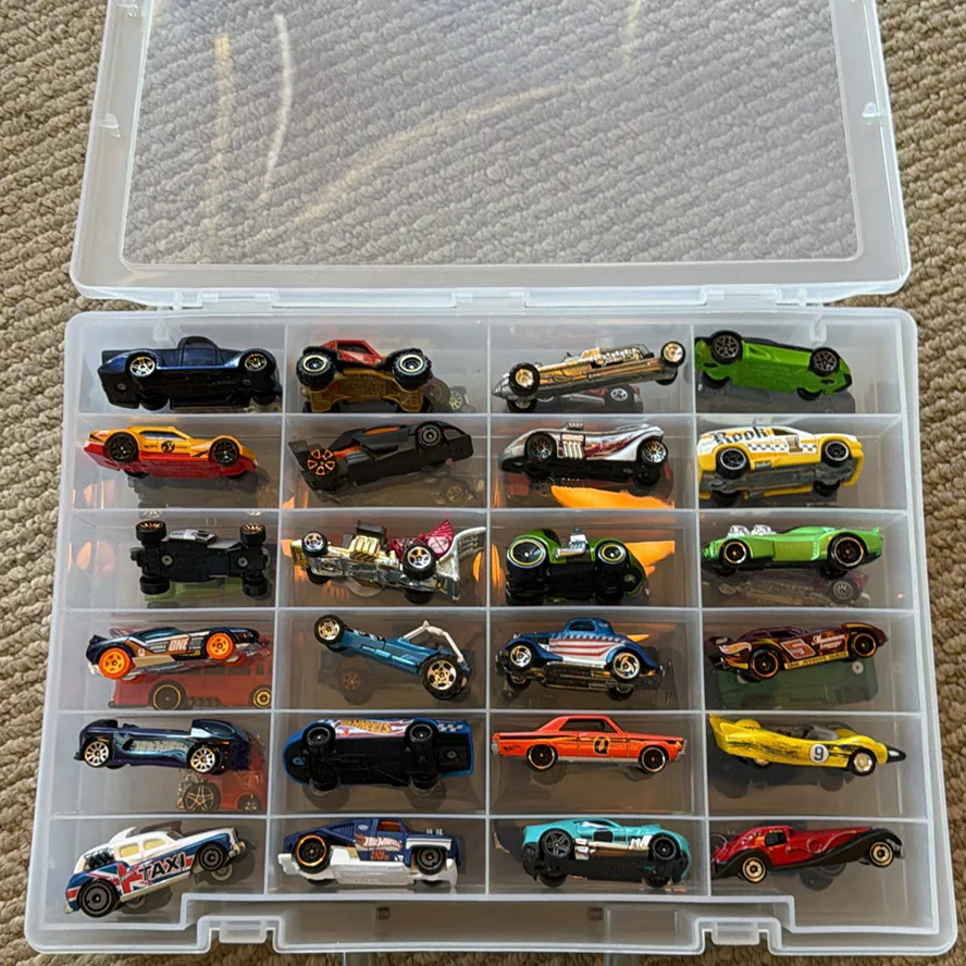 Die-Cast Toy Car Collection with Storage Case - image 1 of 24