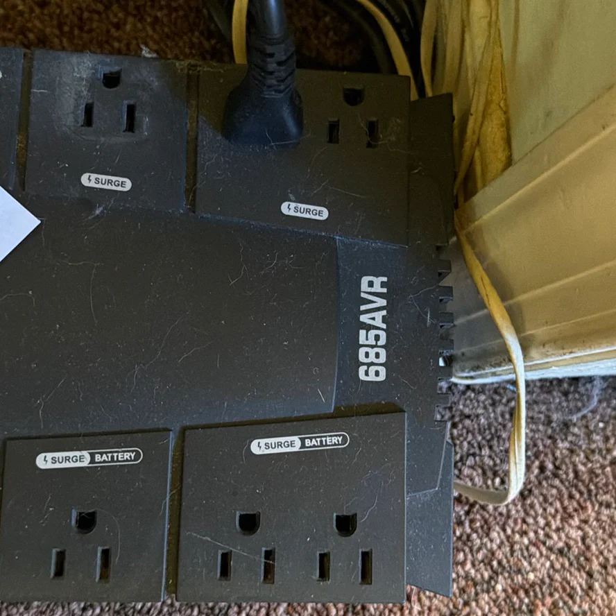 CyberPower 685VA Battery Backup and Lenovo Power Adapter - image 2 of 8