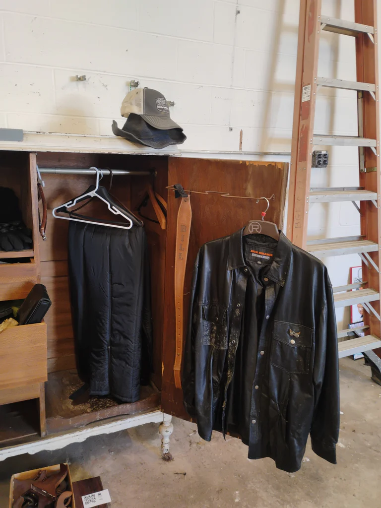 Black Leather Motorcycle Jacket and More - image 1 of 11