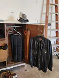 Black Leather Motorcycle Jacket and More - thumbnail 1 of 11