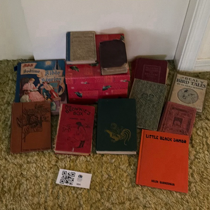 Vintage and Antique Books with Decorative Storage Box - image 1 of 8