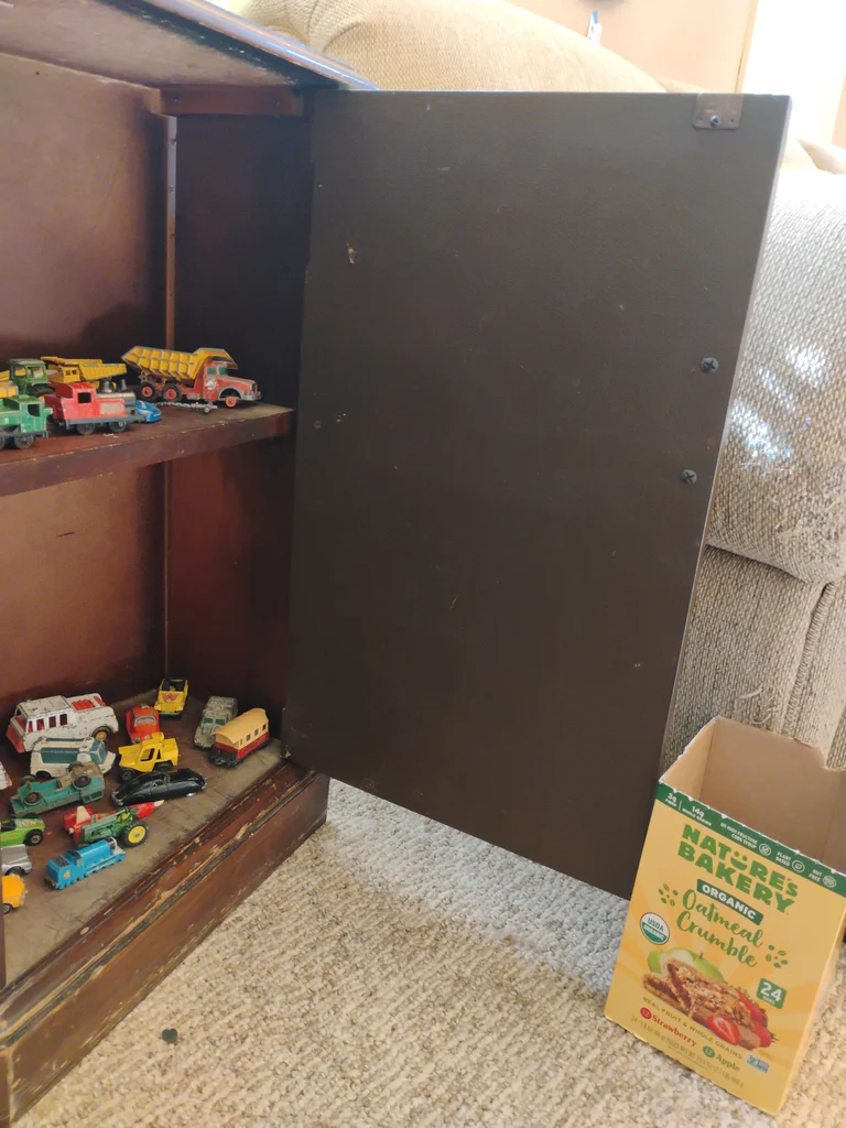 Dark Wood Two-Door Storage Cabinet - image 4 of 11