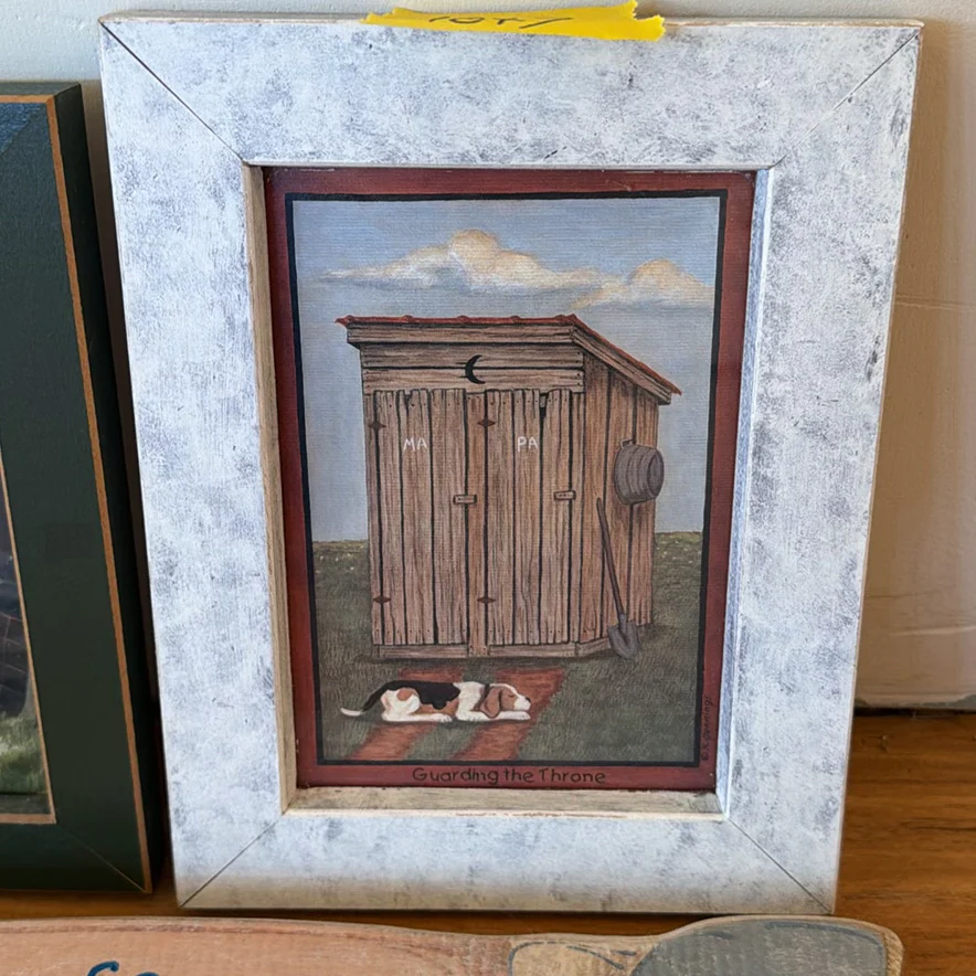 Bathroom-Themed Framed Art and Decorative Signs - image 2 of 7