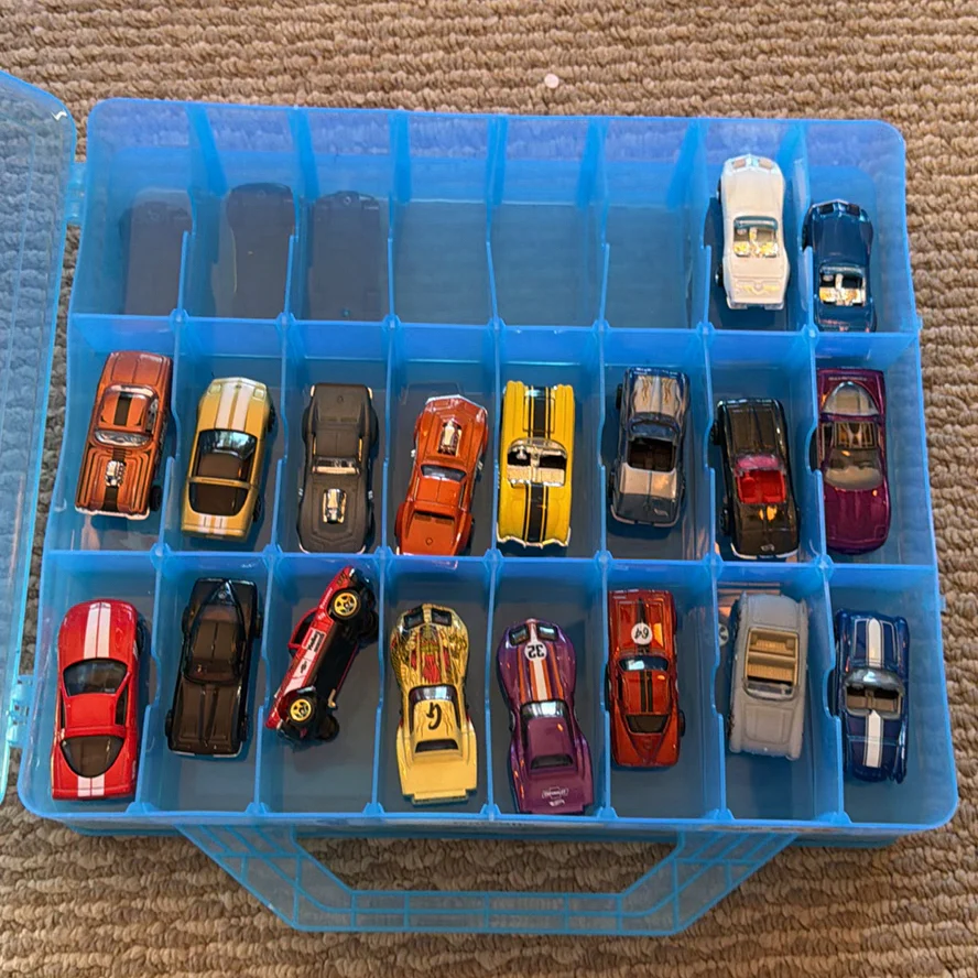 Toy Corvette Die-Cast Car Collection in Storage Case - image 1 of 22
