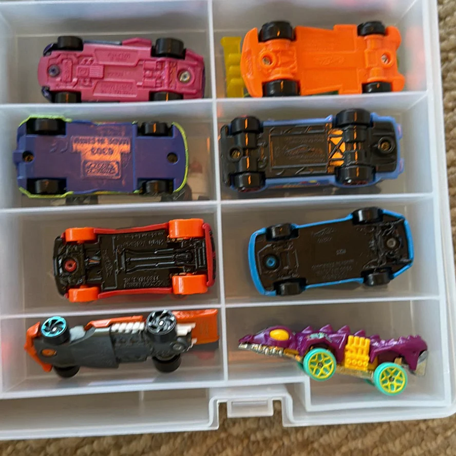 Toy Cars and Plastic Storage Case - image 10 of 24