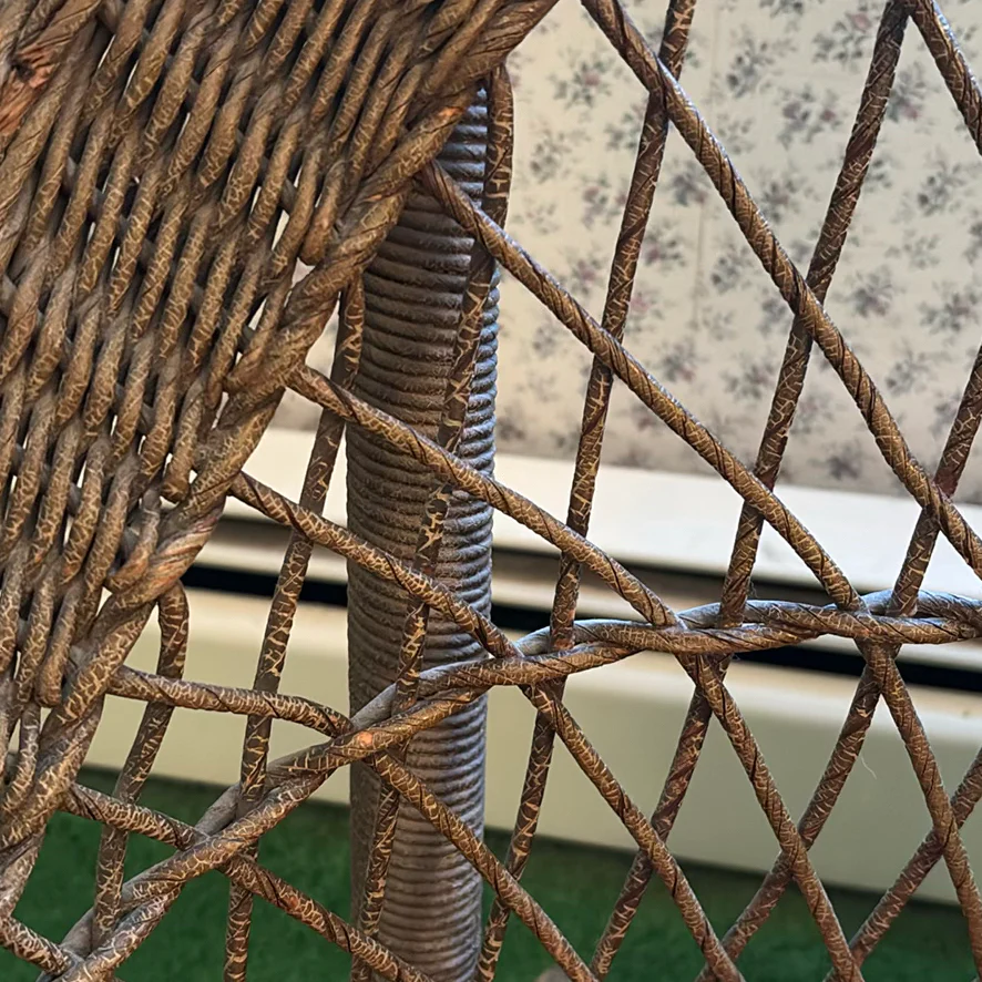 Vintage Wicker Rocking Chair  - image 6 of 13