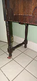 Vintage Wood Drop-Leaf Cabinet Table - thumbnail 9 of 10