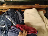 Wooden Storage Crate with Bedding and Towels - thumbnail 6 of 9